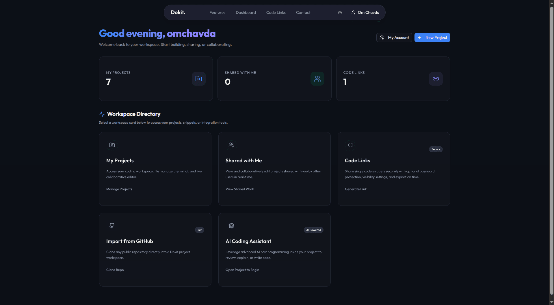 Project screenshot