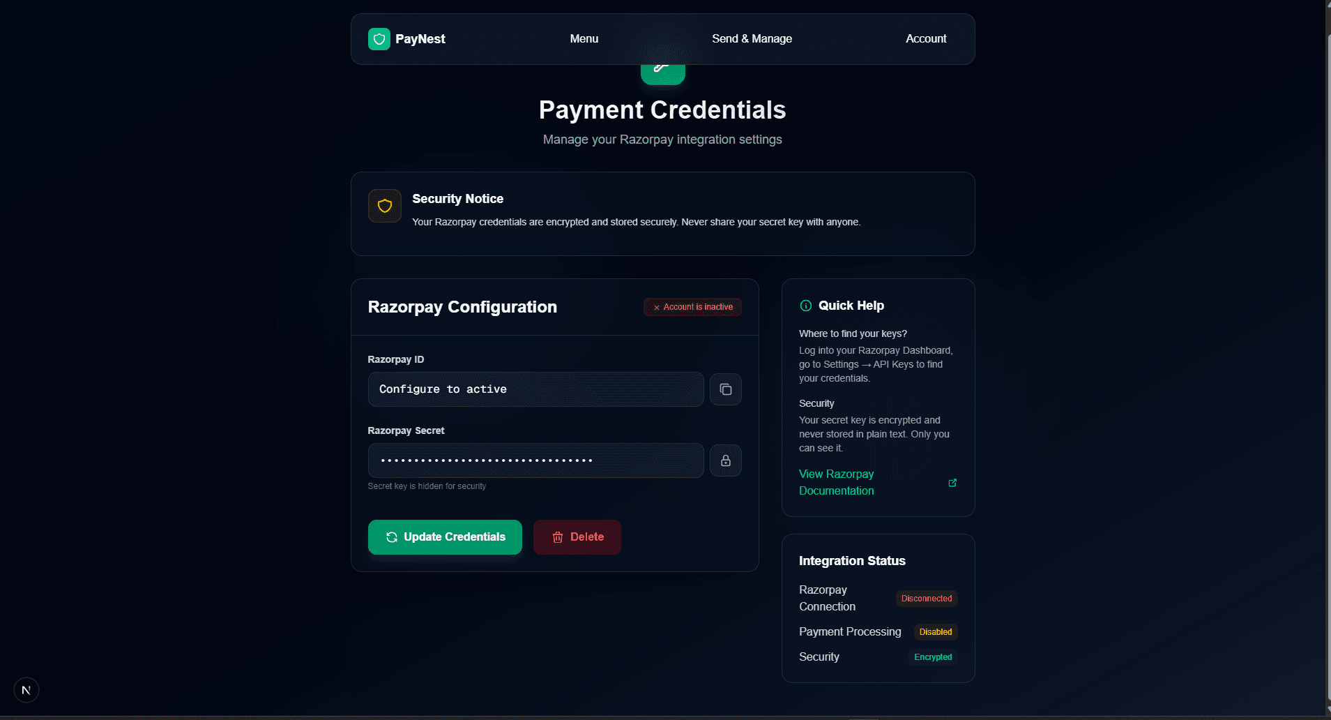 Project screenshot